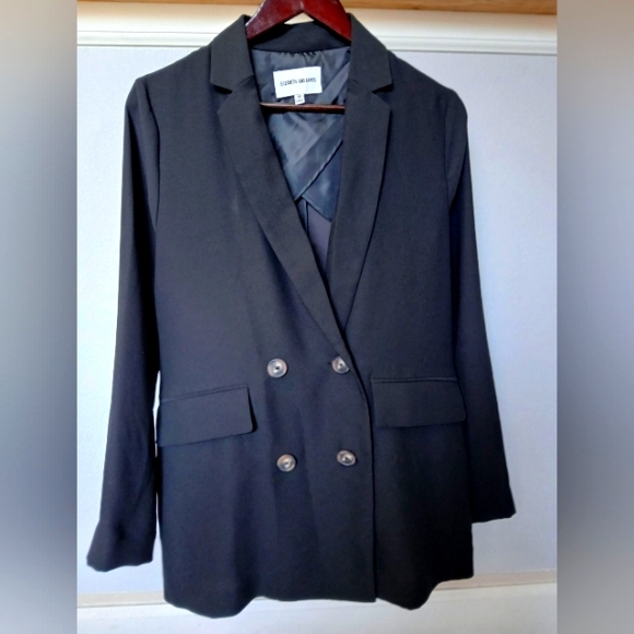 Elizabeth And James Jacket Relaxed Double-Breasted Blazer Size XS - Picture 1 of 3